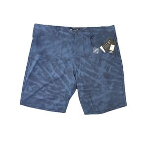 Travis Mathew Shorts Mens 42 Blue Dock‎ Head Casual Stretch